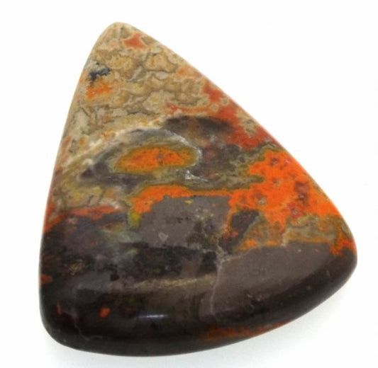 Teardrop 46x33mm Bumble Bee Jasper Cabochon 12