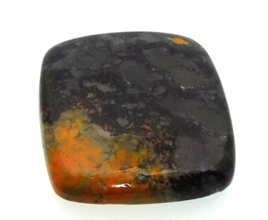 Rectangle 30x28mm Bumble Bee Jasper Cabochon 13