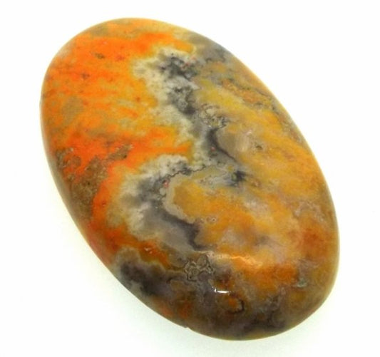 Oval 42x25mm Bumble Bee Jasper Cabochon 09