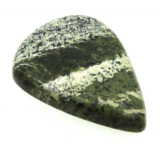 Teardrop 32x24mm Swiss Green Opal Cabochon 06