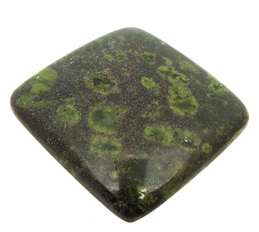 Square 34x33mm Epidote Cabochon 04