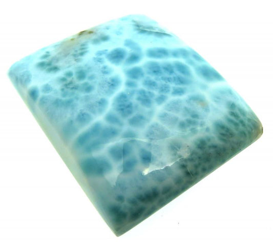 Rectangle 38x31mm Larimar Cabochon 01