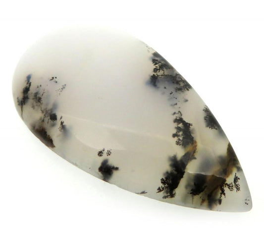 Teardrop 50x27mm Dendritic Opal Cabochon 01