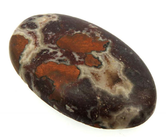 Oval 38x23mm Native Copper in Dolomite Cabochon 01