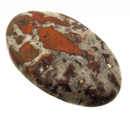 Oval 43x27mm Native Copper in Dolomite Cabochon 03