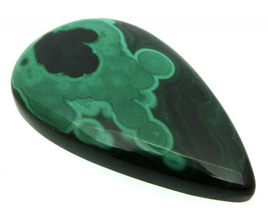 Teardrop 41x24mm Malachite Cabochon 07