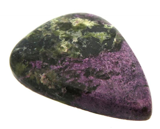 Teardrop 32x24mm Stichtite Cabochon 04