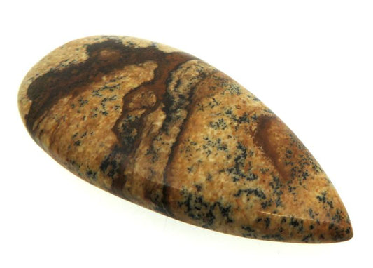 Teardrop 42x21mm Picture Jasper Cabochon 06