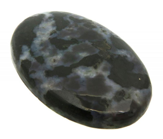 Oval 40x27mm Indigo Gabro Jasper Cabochon 04