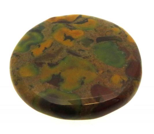 Round 28x28mm Fruit Jasper Cabochon 02