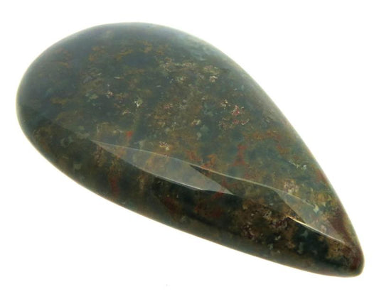 Teardrop 43x24mm Indian Bloodstone Cabochon 04