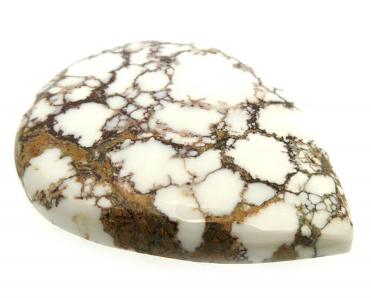 Teardrop 41x33mm Wild Horse Magnesite Cabochon 08