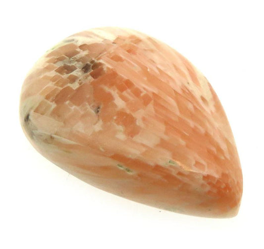 Teardrop 23x15mm Pink Scolecite Cabochon 01
