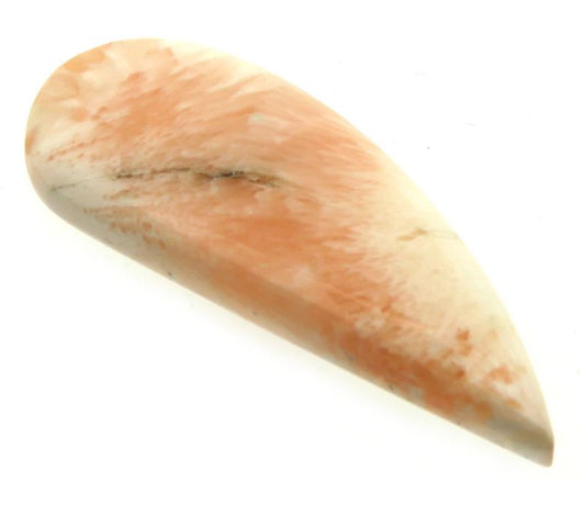 Freeform 43x17mm Pink Scolecite Cabochon 02