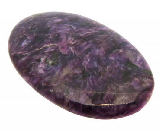 Oval 58x38mm Charoite Cabochon 01