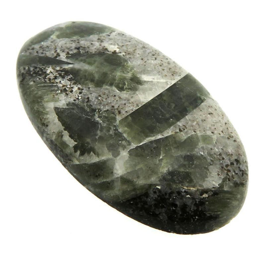 Oval 47x26mm Green Tourmaline in Quartz Cabochon 08