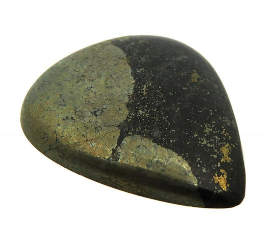 Teardrop 26x23mm Healers Gold Cabochon 14