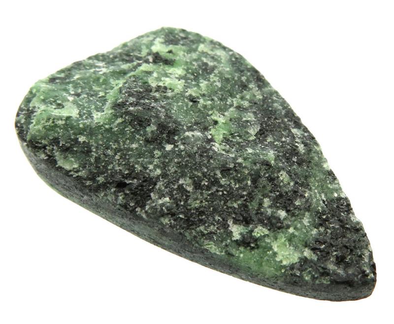 Teardrop 47x32mm Druzy Zoisite Cabochon 01