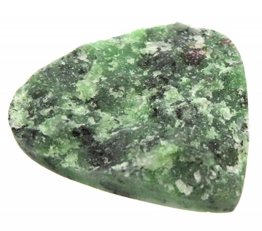 Teardrop 37x39mm Druzy Zoisite Cabochon 06