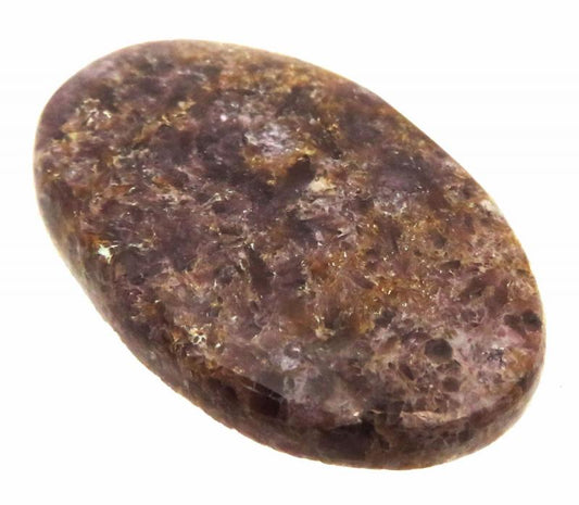 Oval 39x24mm Lepidolite Cabochon 02