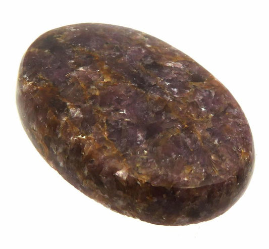 Oval 37x24mm Lepidolite Cabochon 04