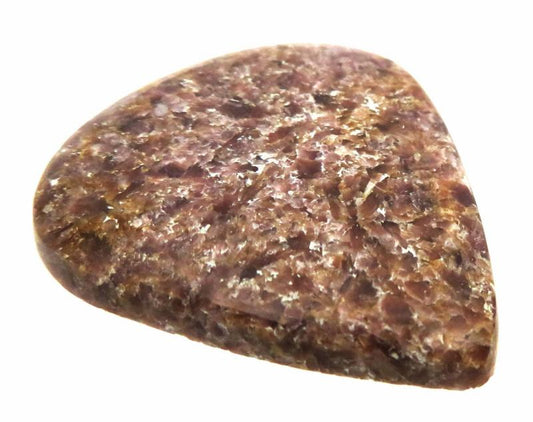 Teardrop 35x31mm Lepidolite Cabochon 11
