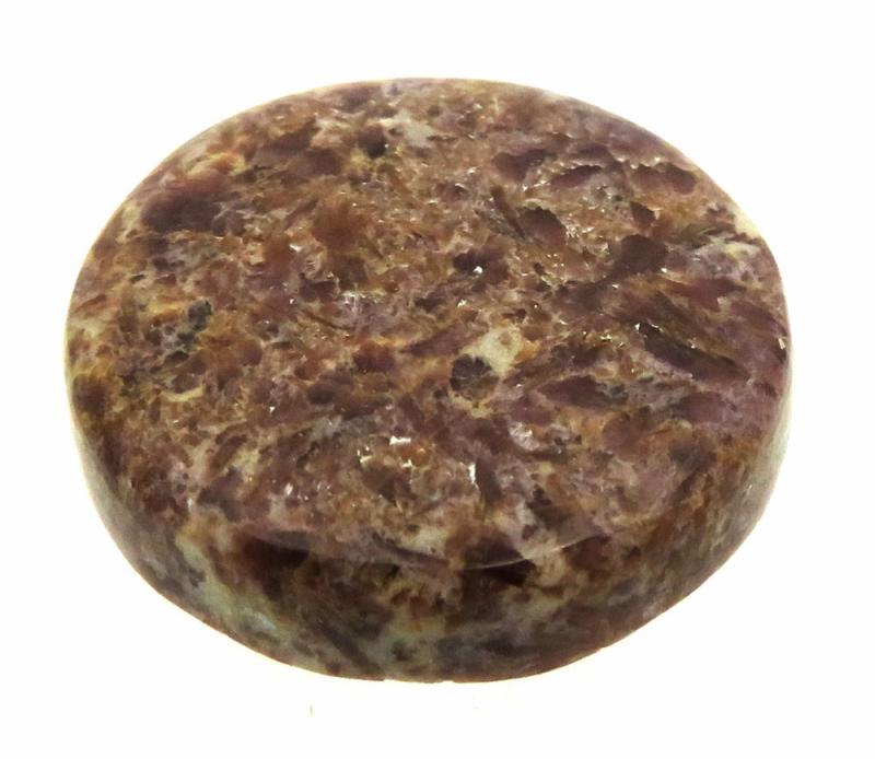 Round 23x23mm Lepidolite Cabochon 12