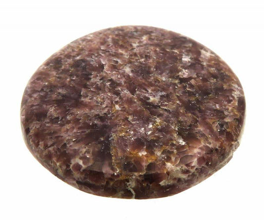 Round 33x33mm Lepidolite Cabochon 15