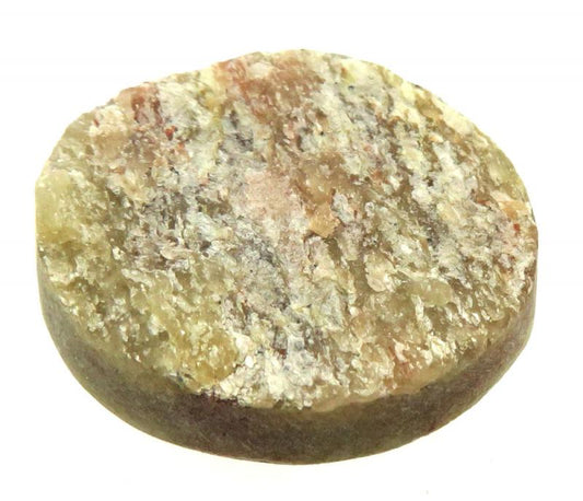 Round 30x30mm Druzy Mica in Quartz Cabochon 01