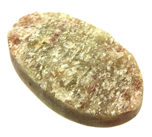 Oval 40x23mm Druzy Mica in Quartz Cabochon 06
