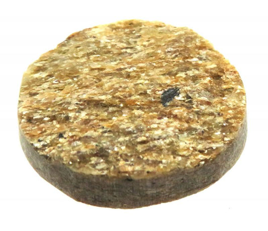 Round 30x30mm Druzy Mica in Quartz Cabochon 08