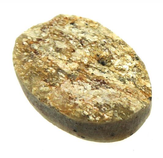 Oval 34x23mm Druzy Mica in Quartz Cabochon 09