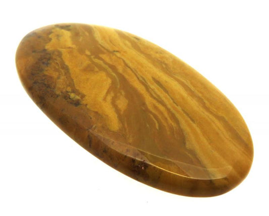 Oval 48x26mm Wood Jasper Cabochon 04