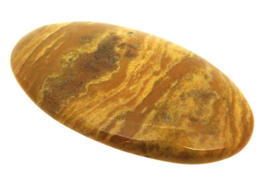 Oval 49x28mm Wood Jasper Cabochon 07