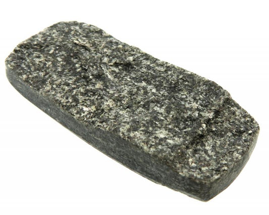 Rectangle 46x20mm Druzy Black Mica Cabochon 04
