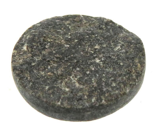 Round 23x23mm Druzy Black Mica Cabochon 06