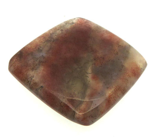 Square 27x27mm Red Moss Agate Cabochon 05
