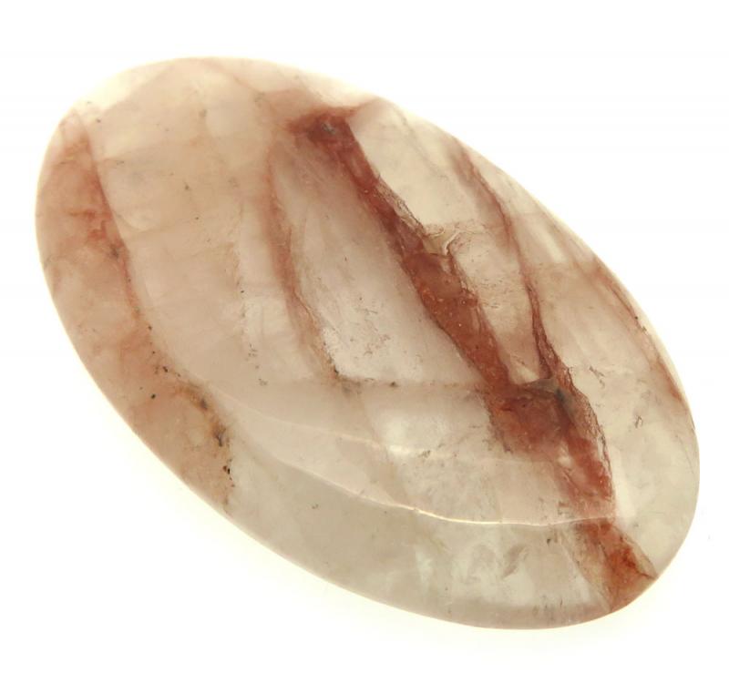 Oval 50x29mm Hematoid Quartz Cabochon 06
