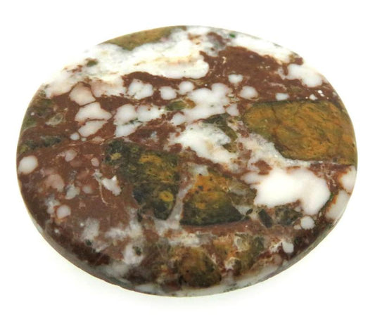 Round 35x35mm Wild Horse Magnesite Cabochon 22