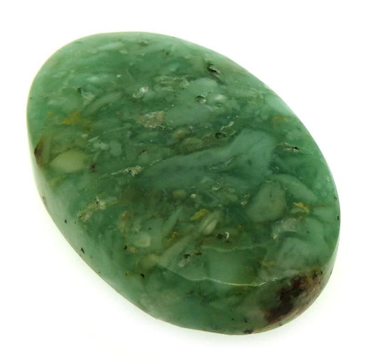 Oval 40x24mm Green Opal Cabochon 12