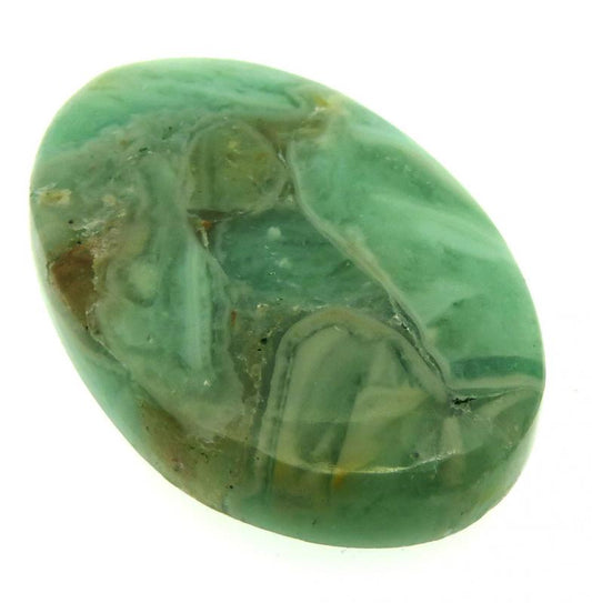 Oval 38x25mm Green Opal Cabochon 14