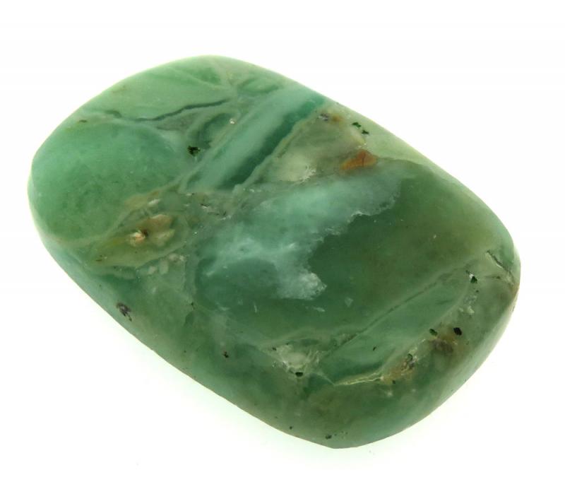 Rectangle 33x23mm Green Opal Cabochon 17