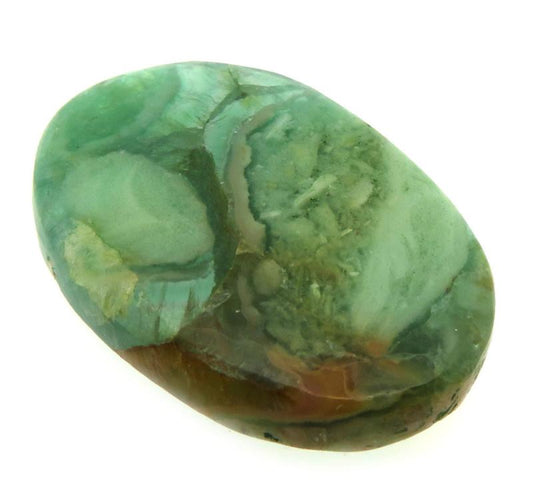 Oval 38x25mm Green Opal Cabochon 18