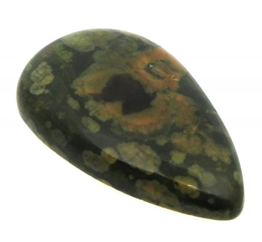 Teardrop 41x25mm Rainforest Jasper Cabochon 02