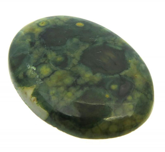 Oval 34x25mm Rainforest Jasper Cabochon 11