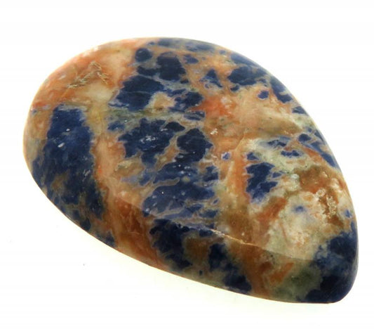 Teardrop 38x27mm Sunset Sodalite Cabochon 09