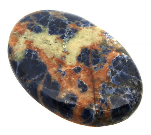 Oval 52x34mm Sunset Sodalite Cabochon 17