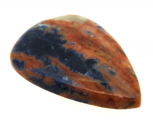 Teardrop 34x24mm Sunset Sodalite Cabochon 21