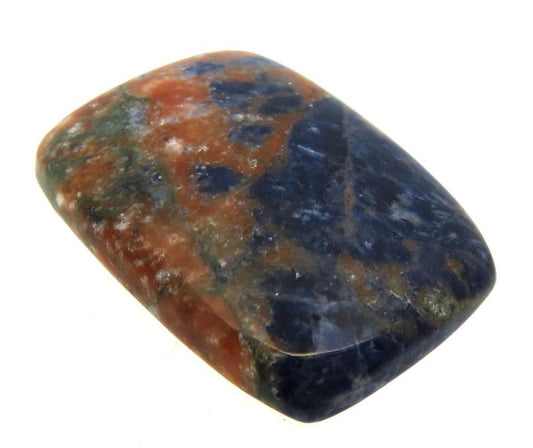 Rectangle 28x20mm Sunset Sodalite Cabochon 22