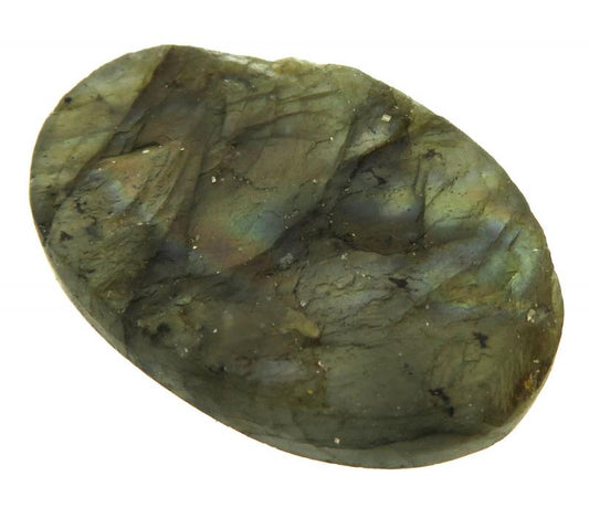 Oval 38x25mm Druzy Labradorite Cabochon 02